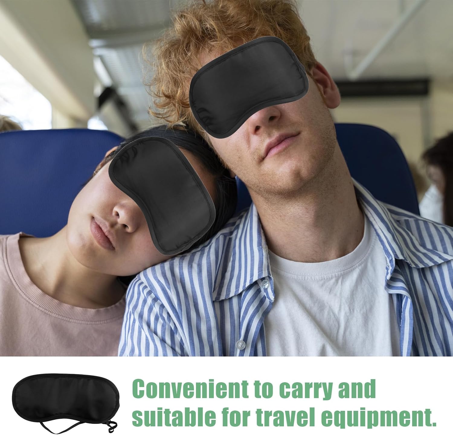 スリープアイマスク 200枚 ブラック目隠しアイカバー 調節可能なストラップ付き パーティーゲーム チームビルディング 旅行 コスプ