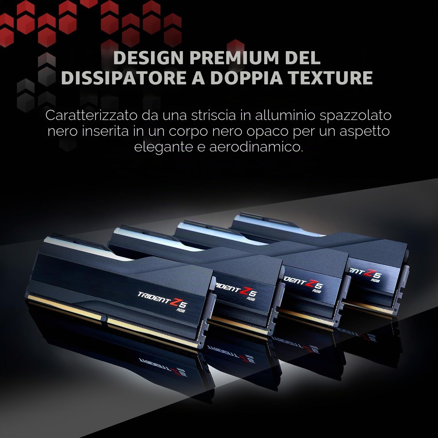 MODULO MEMORIA RAM DDR5 32GB 2X16GB 7200MHz G SKILL TRIDENT