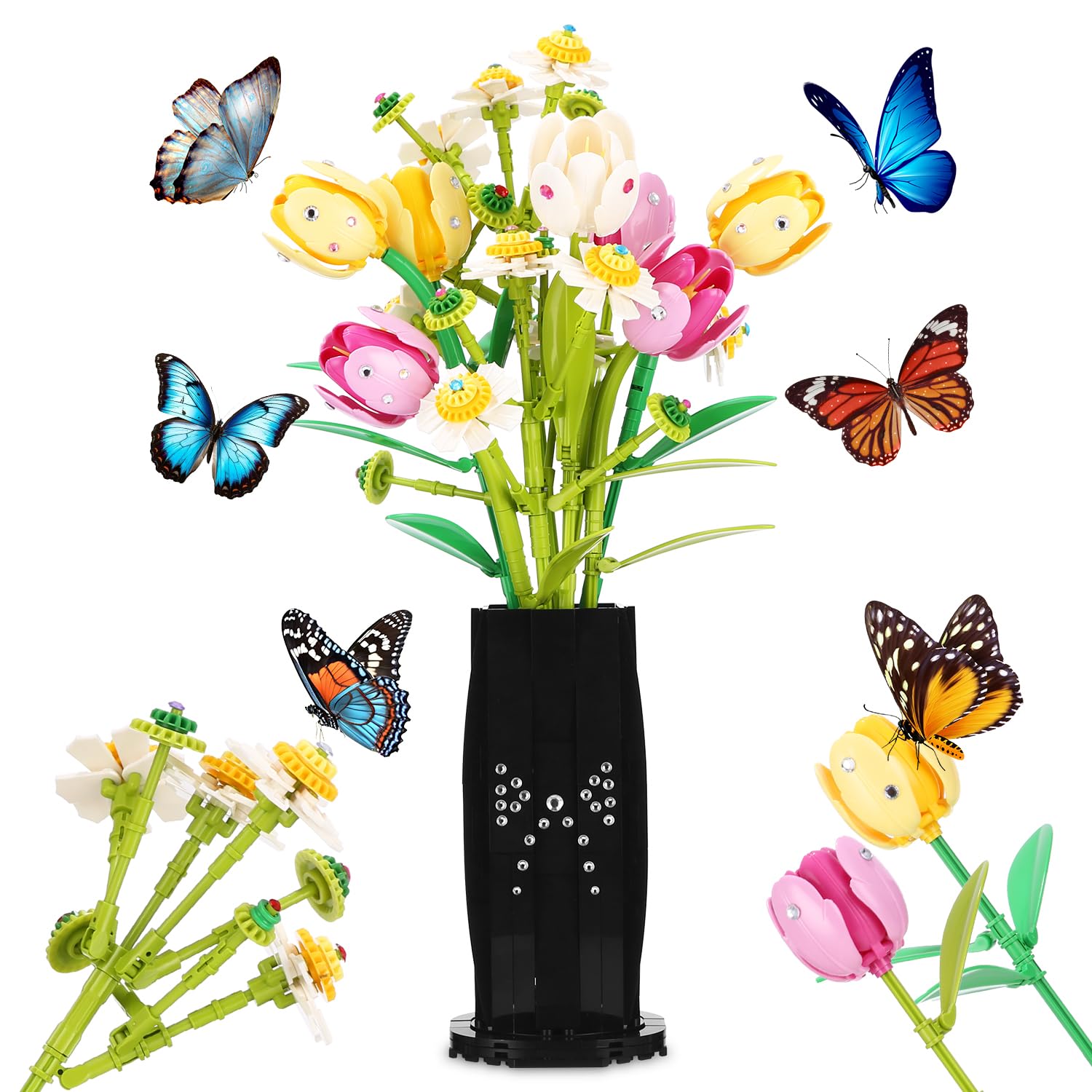 DIY Blumenstrauß Bausatz - Künstliche Blumen Zum Selbermachen