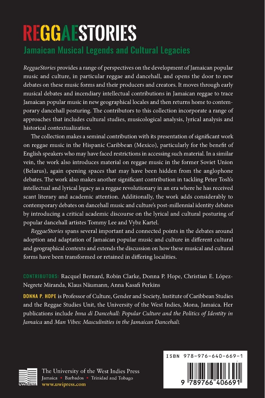 Reggae Stories: Jamaican Musical Legends and Cultural Legacies