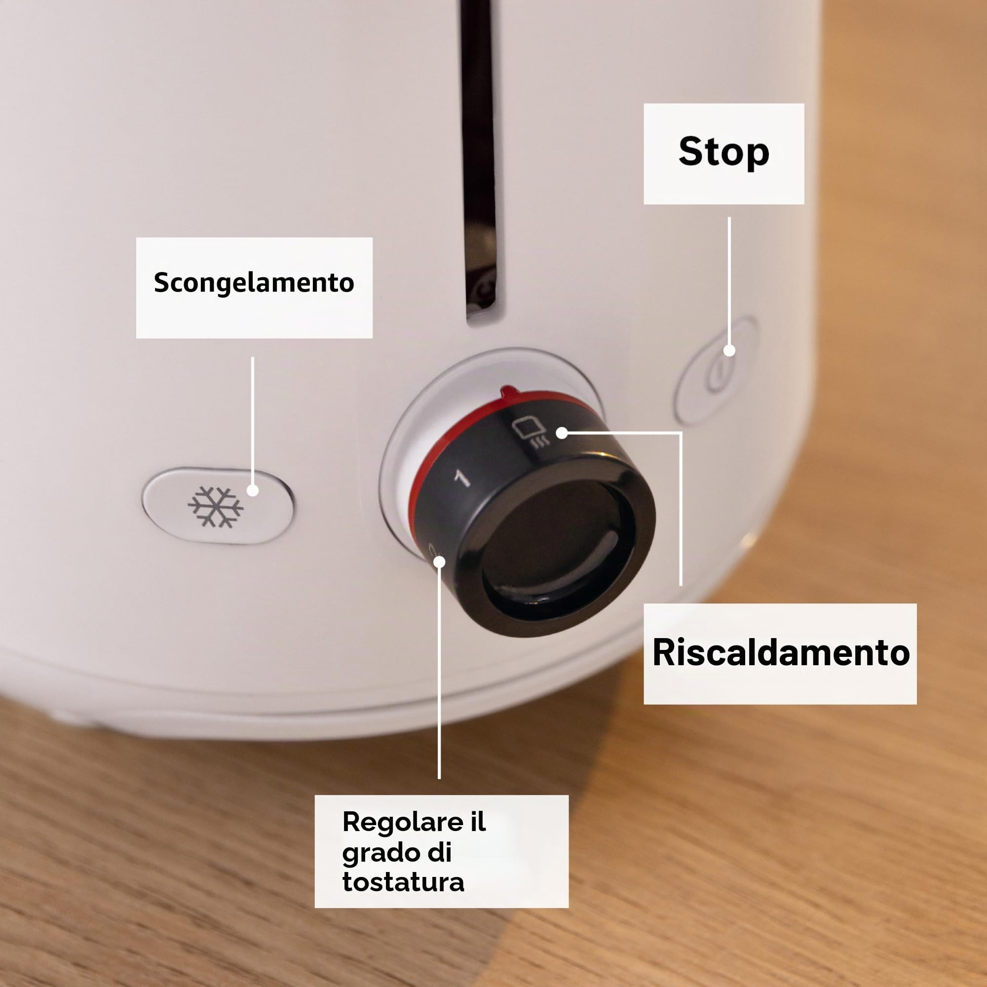 Bosch MyMoment TAT2M121 - Tostapane compatto con funzione di scongelamento, con funzione di spegnimento automatico, funzione sollevamento, centraggio del pane, perfetto per 2 fette, 800 Watt, bianco