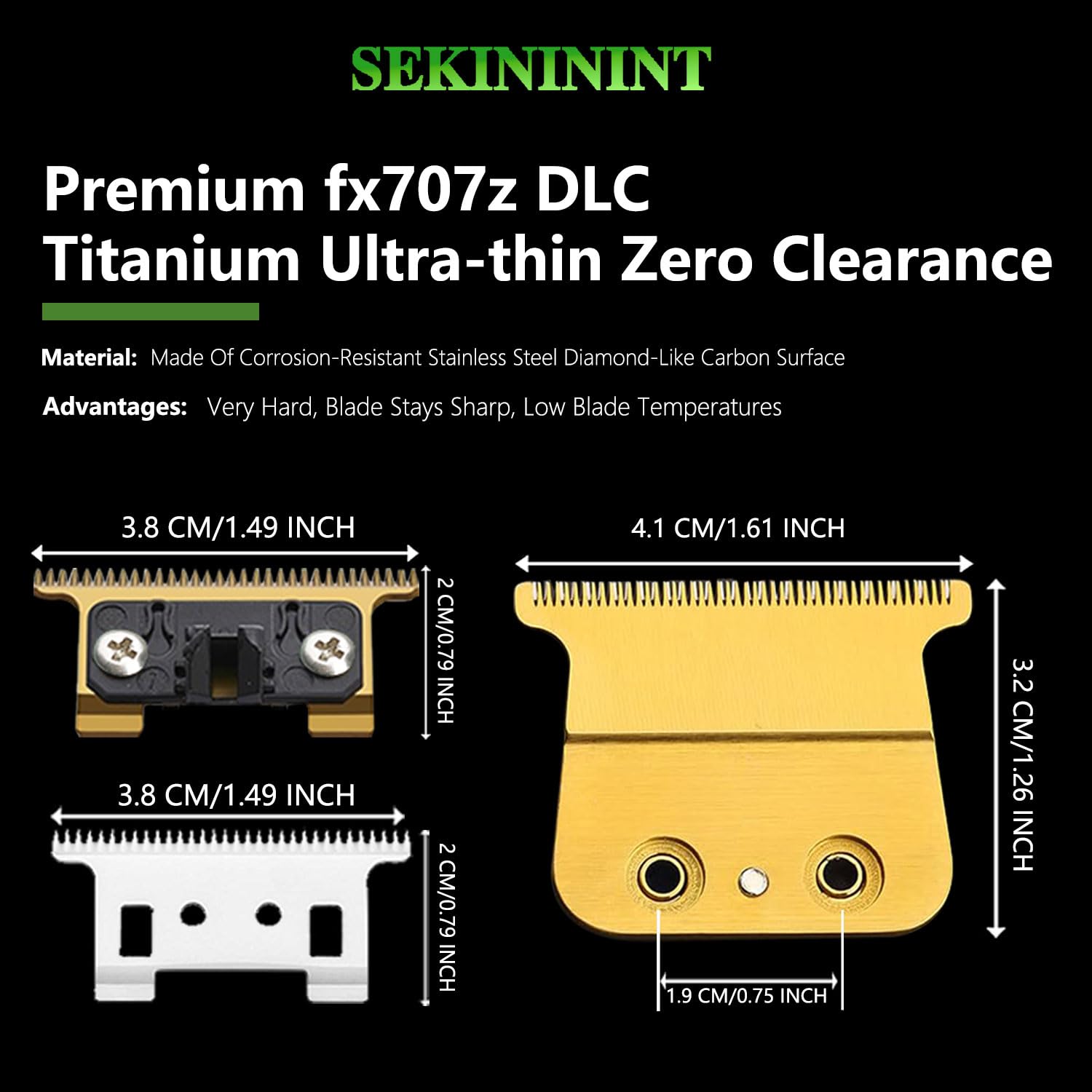 Amazon.com: SEKINININT FX707 Premium Replacement Trimmer Blade for