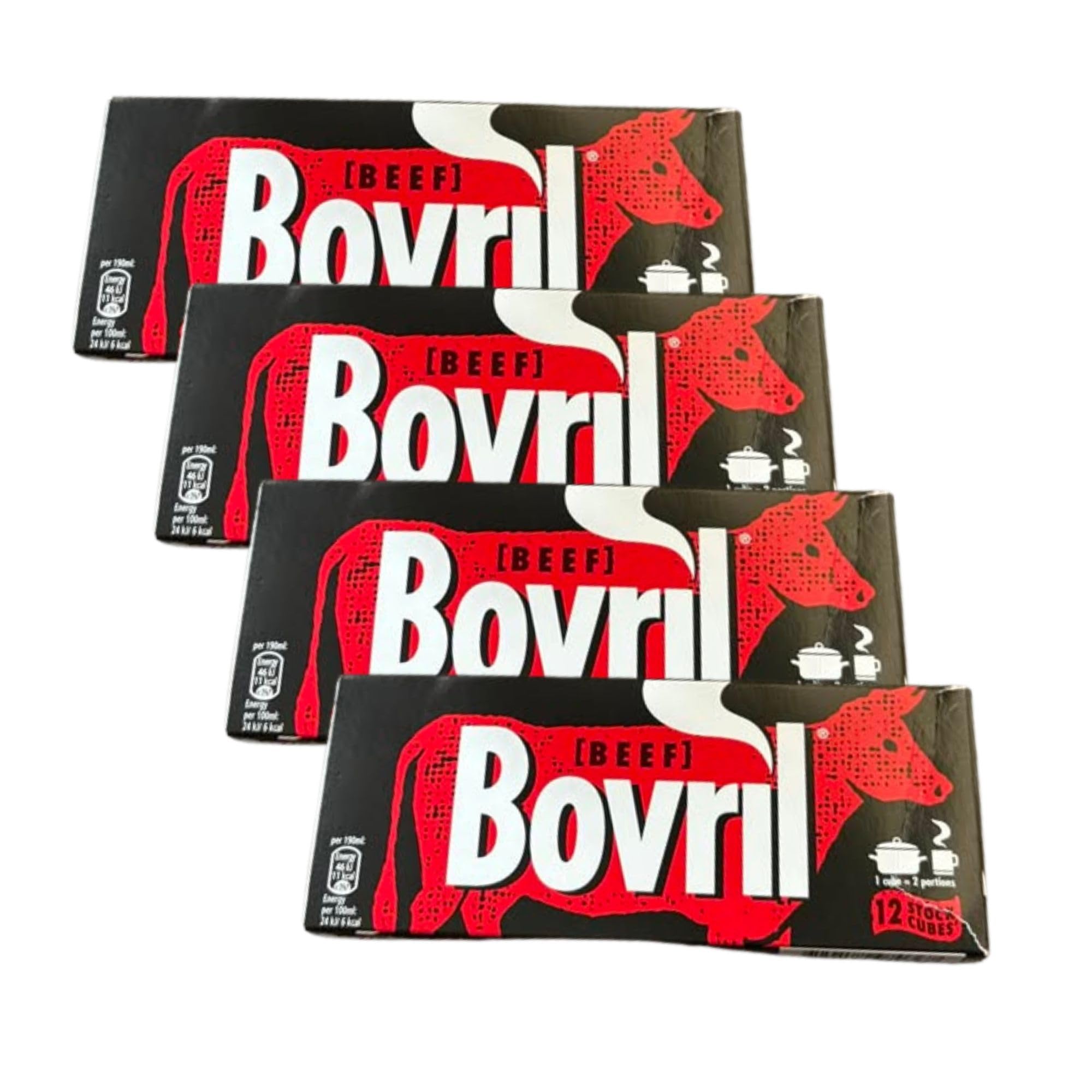 Stocks de Bovril Cubes - 4 x 12 pièces