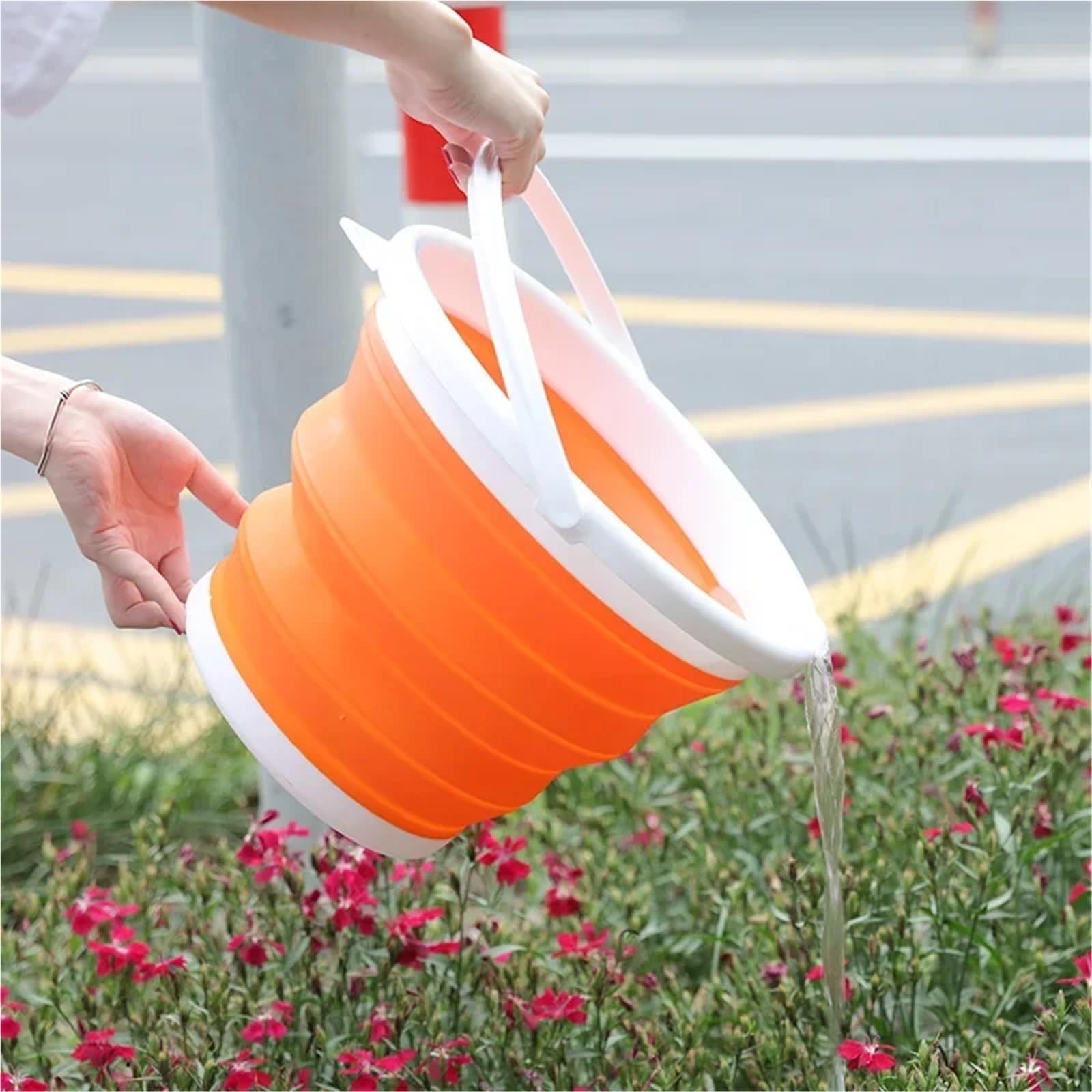 Bacinella Pieghevole Secchio D'acqua Pieghevole Da 5 Litri, Portatile, For Picnic E Viaggi(Color2)