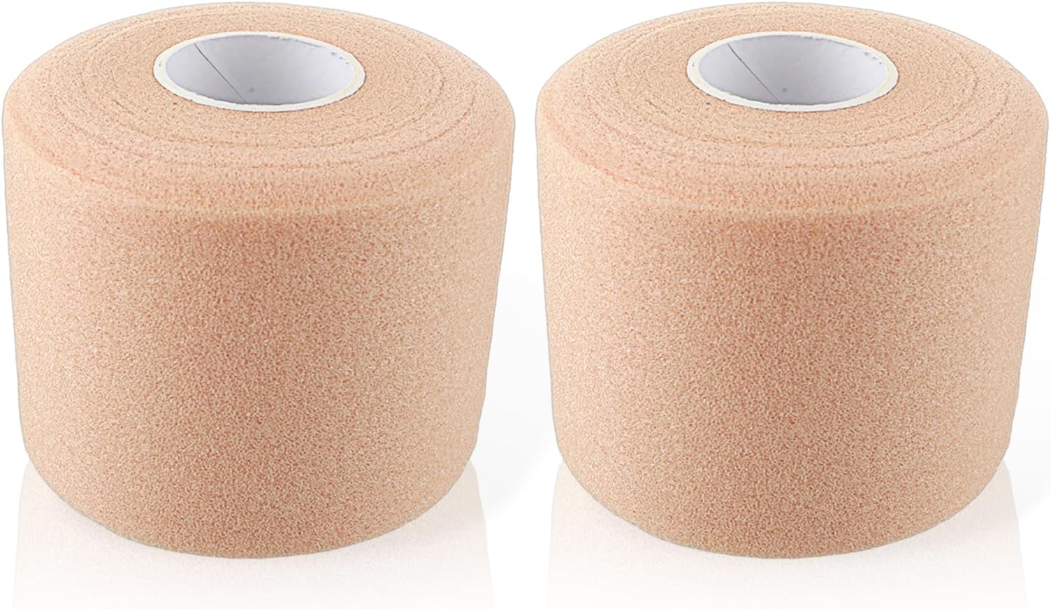 Athletic Tape 2 Packs Pre Wrap Soccer Football Wrist Sports Foam Bands Baseball Pre-Wrap Sport Therapy Training Elbows Knees Ankles Bandage Braces Splints Supports