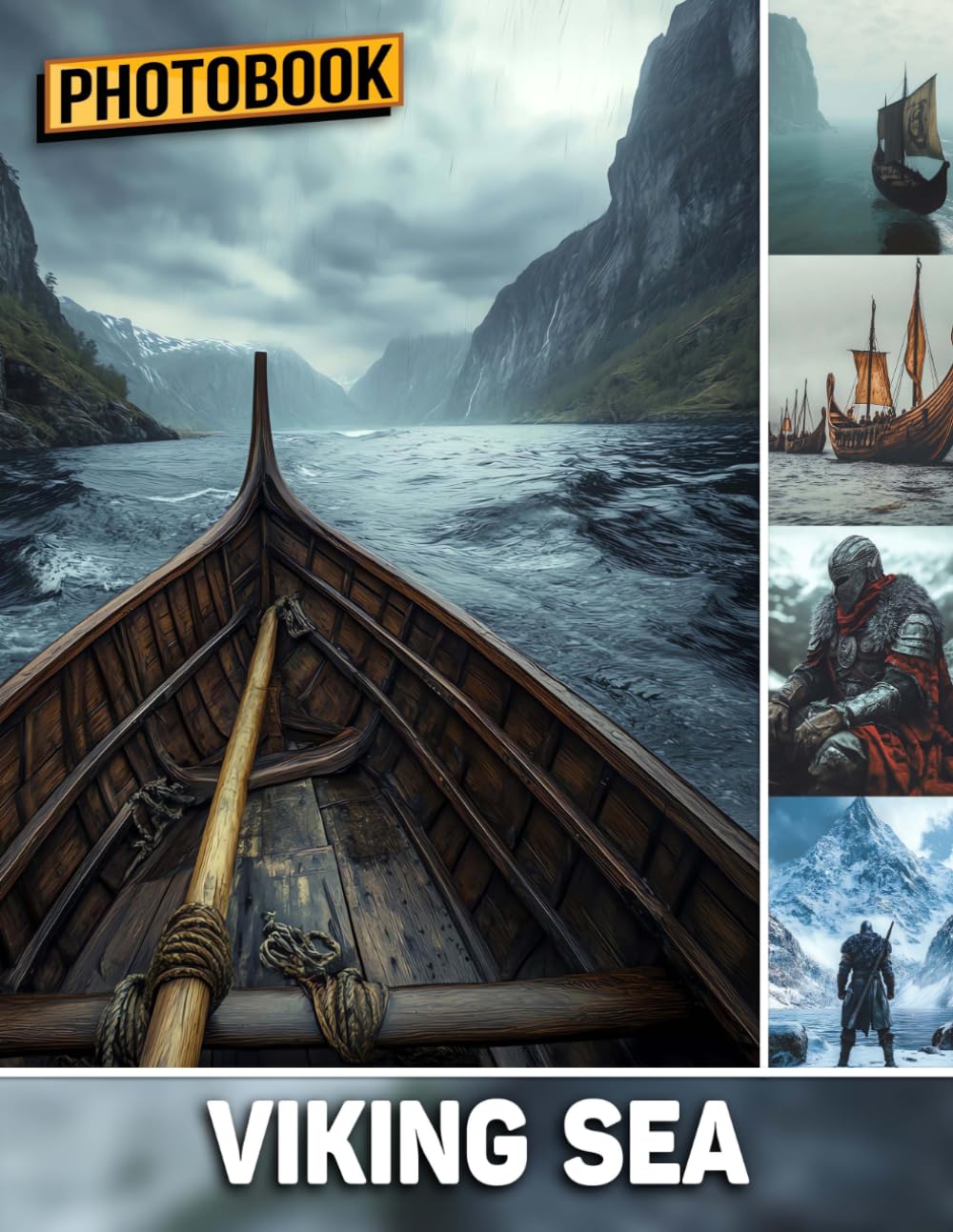 Viking Sea Photo Book: Ancient Seafaring Adventures With 40 Pages Of Norse Ship Replicas And Coastal Village Photography