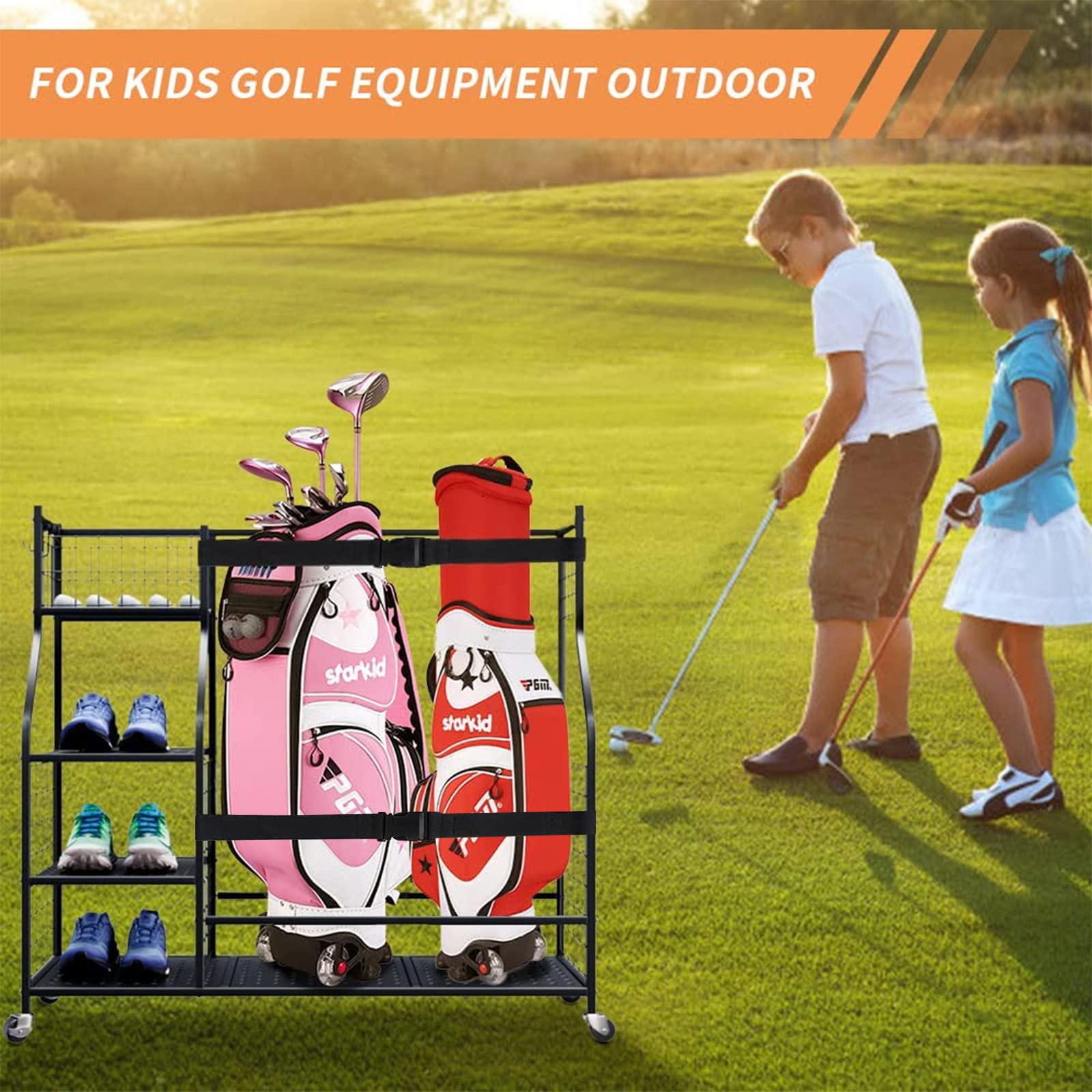 Snapklik.com : Golf Bag Organizer, Golf Organizer For Garage, Golf Bag ...