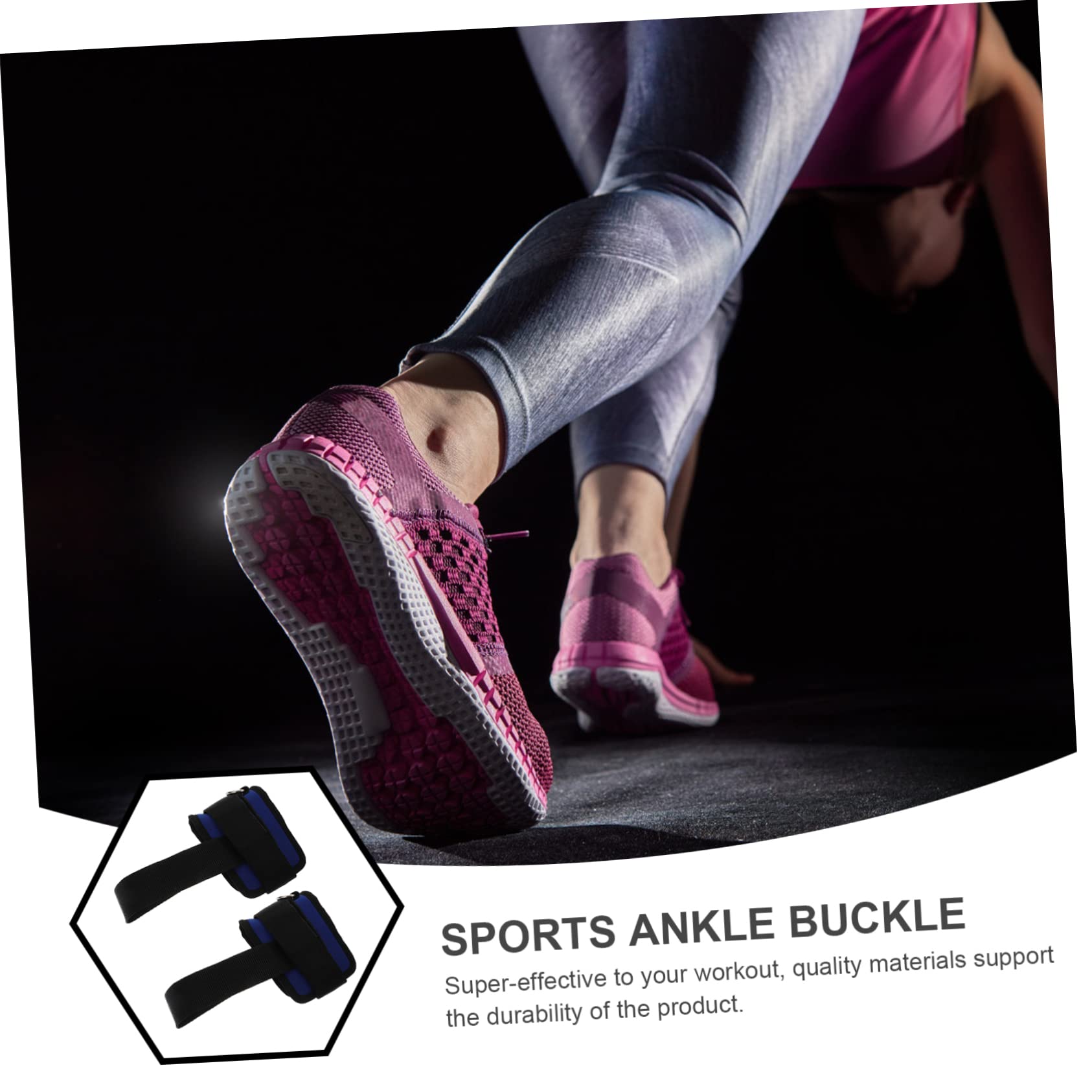 Yardwe Boucle De Jambe Rembourré Tibial Poignets Gym Bras Pilates Poids Aux Chevilles Supports De Poignet pour Salle De Sport Sbr