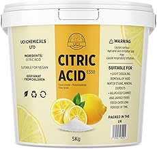 Citric Acid 5 Kg Bucket Food Grade Bath Bomb, Cleaning, Descaling and Food preserving 5 kg