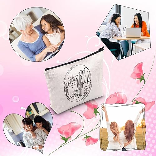 Miniatura 6 de TSOTMO Scottsdale - Recuerdos de despedida de soltera Scottsdale es siempre una buena idea Scottsdale - Bolsa de maquillaje a juego para niñas,