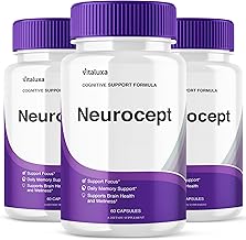(3 Pack) Neurocept Suppement, Neurocept Capsules for Memory Brain Health, Neuro Cept Pills Advanced Neuropathy Support Formula, Neuroceptor Nerocept Max Strength Natural Premium Ingredients (180 Ct)