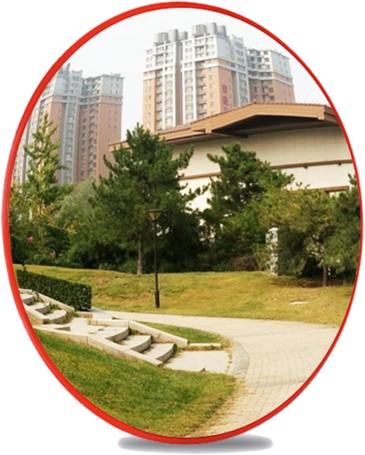 凸面鏡 ステンレス製凸面鏡 アクリル製 丸型凸面鏡 直径30/45/60cm ガレージ 山道 コーナー 事故防止ミラー 駐車場 死角