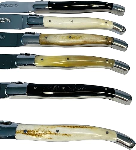 Miniatura 3 de Laguiole en Aubrac Laguiole - Juego de 6 cuchillos de vapor, varios colores