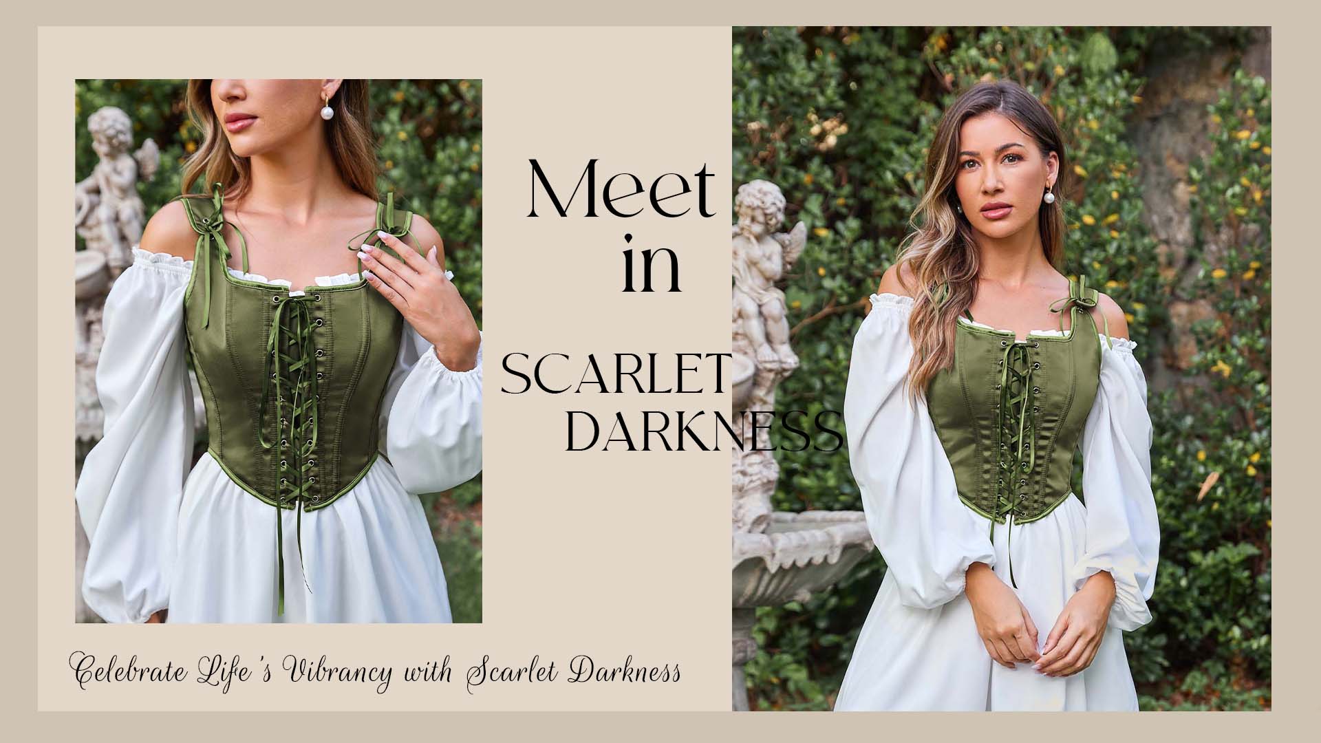Amazon.com: Scarlet Darkness Corset Tops for Women Renaissance