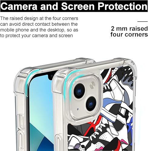 Miniatura 6 de Cool Shoe - Funda transparente para iPhone 13 Mini para adolescentes, niños, hombres, niños, 5.4 pulgadas
