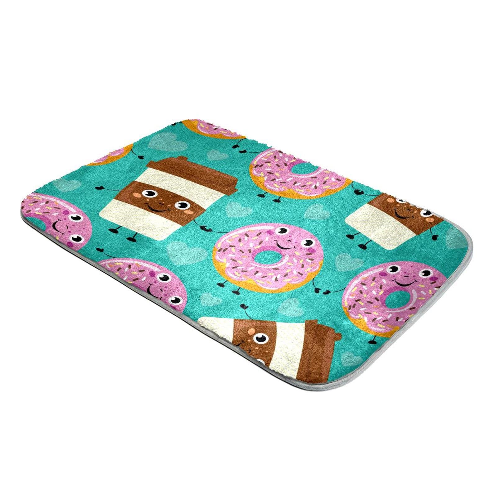 Tapis à poils longs en fausse fourrure donut 120cm blanc pour salon cosy