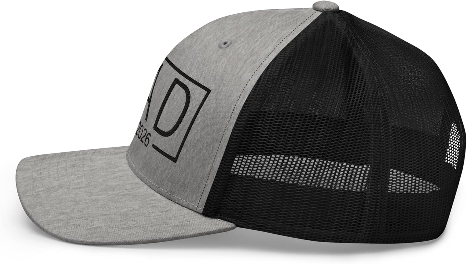 NX Dad Est 2026 Curved Bill Trucker Hat Mid Crown Adjustable New Dad New Father Hat Expect Baby 2026