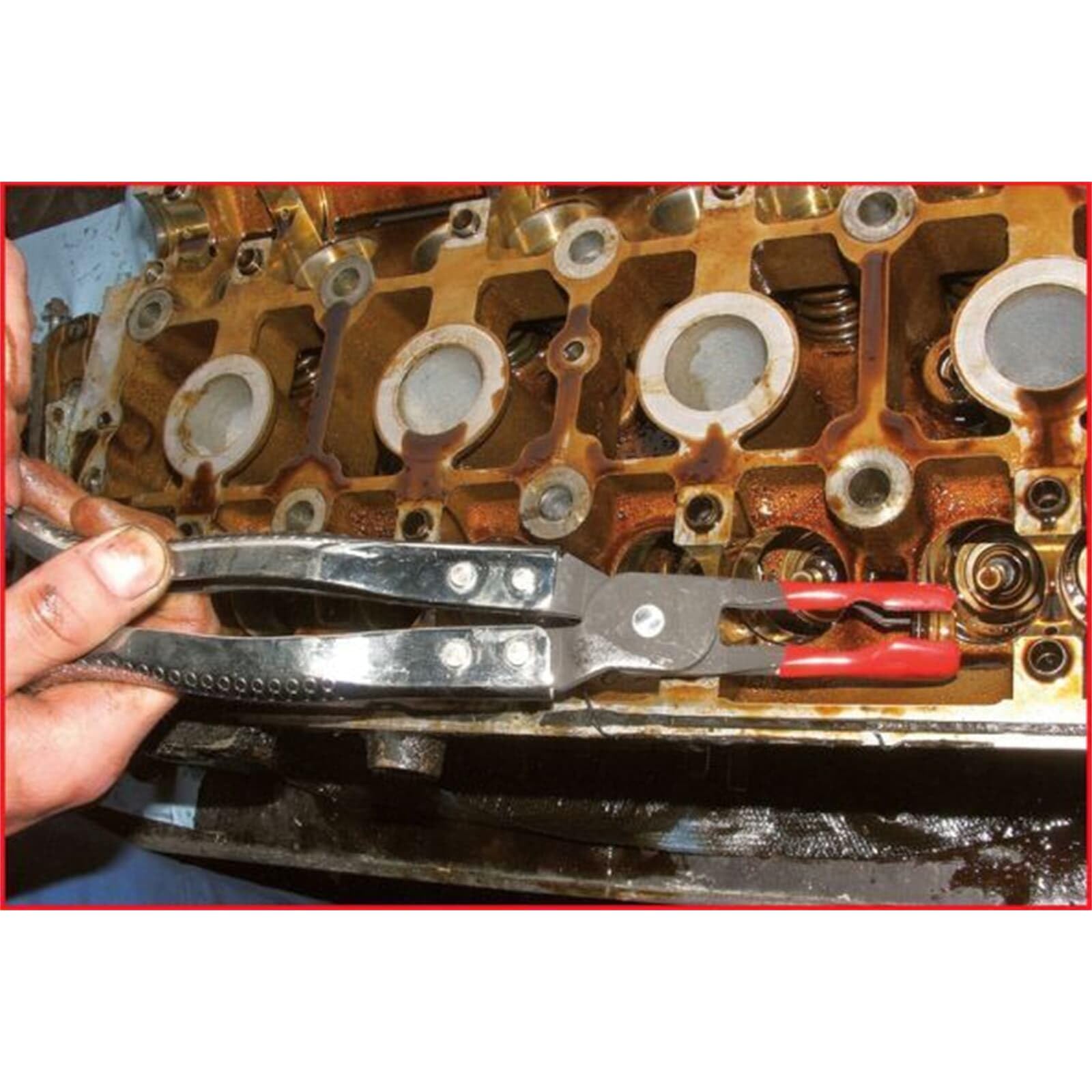 KS Tools 115.1061 Pince pour les joints d'étanchéité de tiges de soupapes