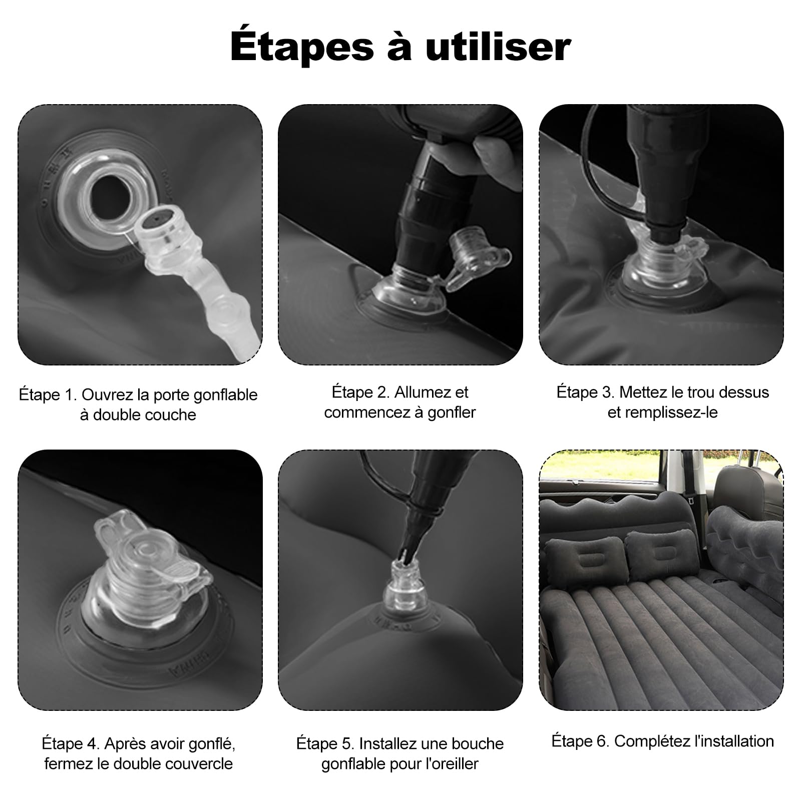 Ergocar Matelas Gonflable Voiture Arriere Multifonctionnel Pliant SUV MPV Matelas Pneumatique Matelas Gonflable Electrique Pompe Canapé Gonflable Camping Piscine Plage Voyages-Bleu Ergocar Matelas Gonflable Voiture Arriere Multifonctionnel Pliant SUV MPV Matelas Pneumatique Matelas Gonflable Electrique Pompe Canapé Gonflable Camping Piscine Plage Voyages-Bleu