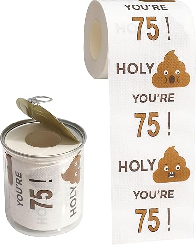 Miniatura 12 de Rollo de papel higiénico de feliz cumpleaños 65 de 3 capas, divertidos regalos de cumpleaños para hombres y mujeres, novedad para decoraciones