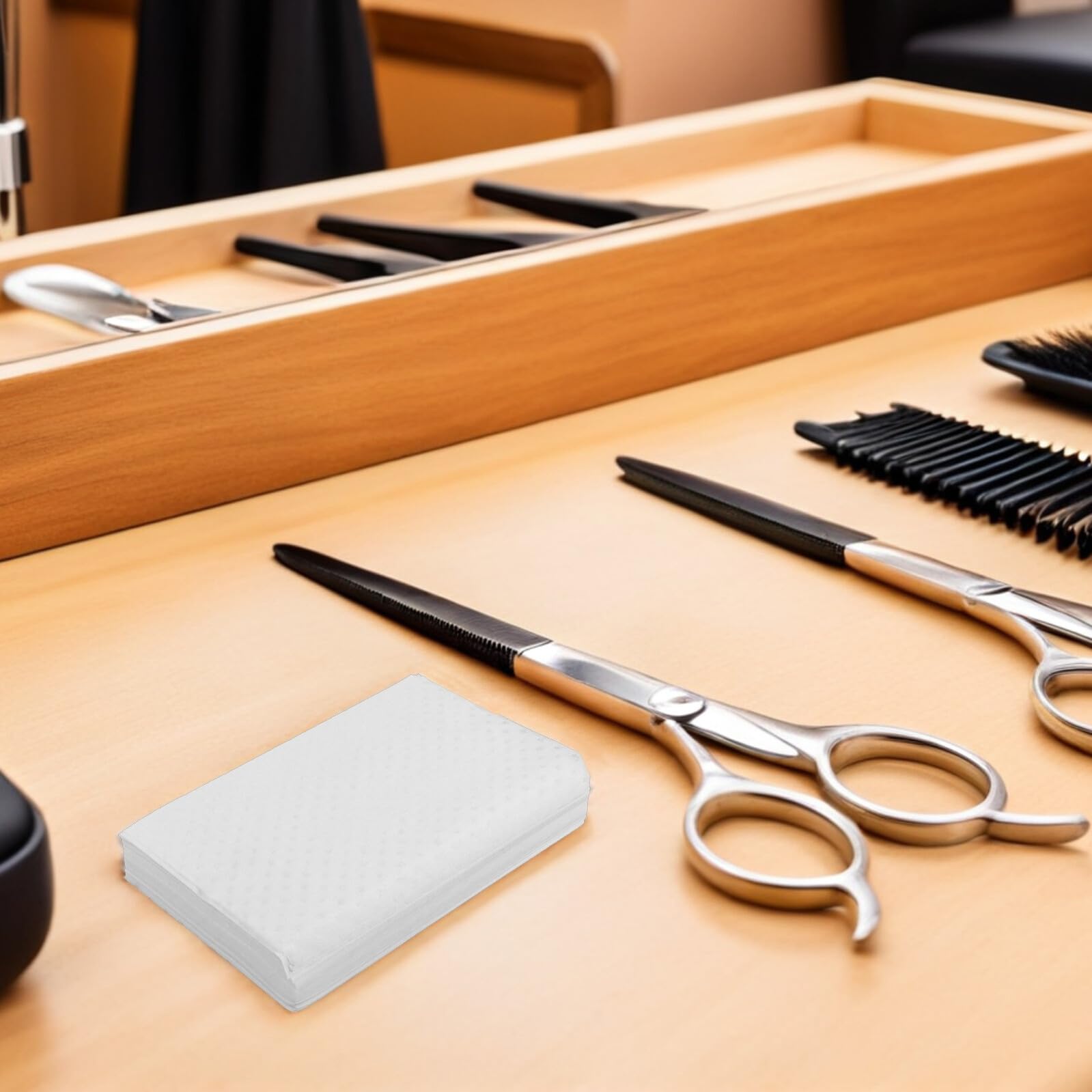 3000 Stück 3000 Stück Dünnes Dauerwellenpapier 4,5 X 2,6 Zoll Hochfestes Atmungsaktives Einwickelpapier für Dauerwellen Saugfähig und Hitzebeständig Profi Lockenpapier für Salon