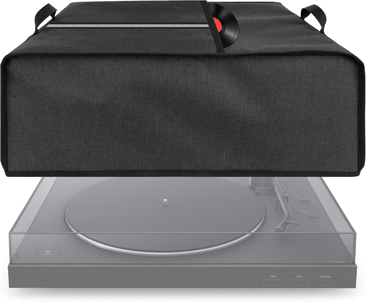 Turntable Dust Cover, Record Player Protective Case, Dust and Scratch Proof, Compatible with SL-Q300/SL-B250 /SL-B260/SL-BD20/SL-BD27/SL-BD35/SLD-20/SL-PC11/SL1200/SL1210 Pioneer PLX 1000