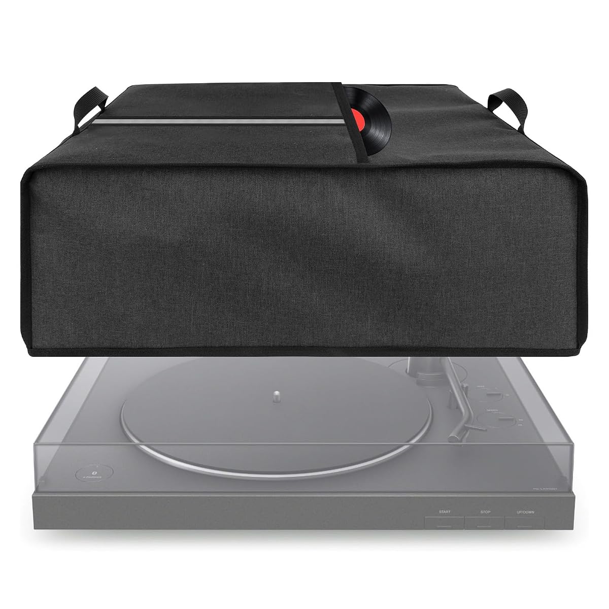Kingshion Turntable Dust Cover, Record Player Protective Case, Dust and Scratch