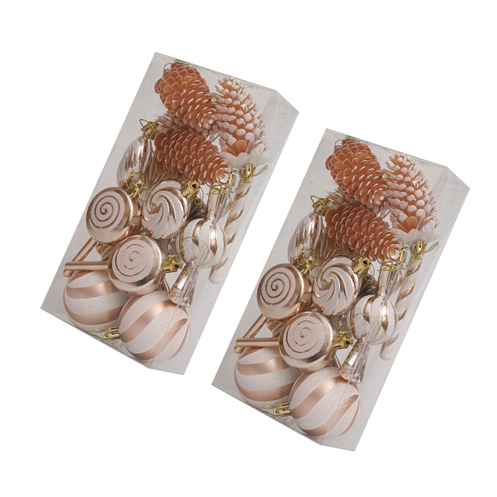Kalttoy Christmas Tree Hanging Embellishment Elegant Pinecone Christmas Tree Ornament for Festival Home & Party Decoration Ornament