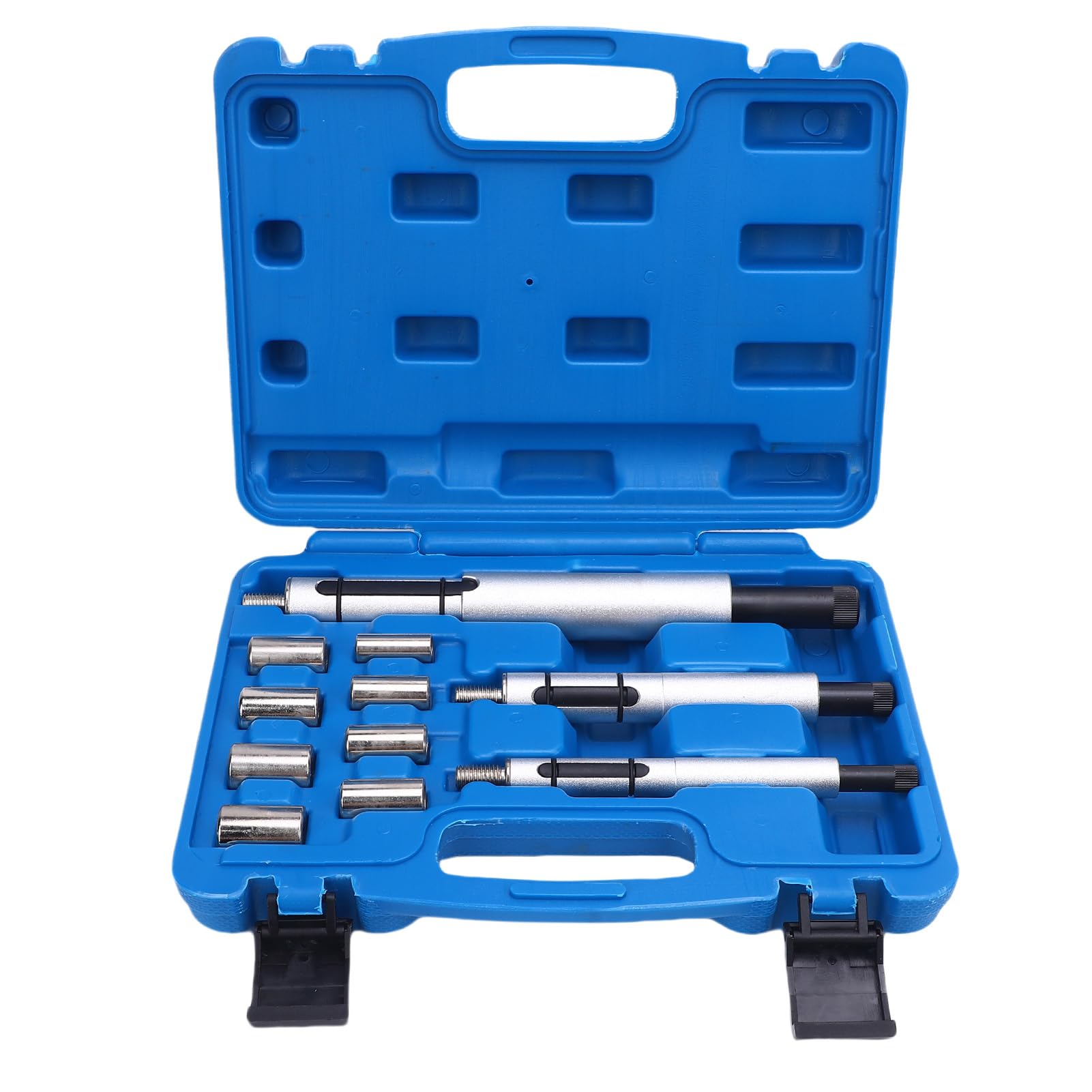VGEBY Kit di Strumenti di Allineamento Frizione Strumento di Centraggio Frizione in Metallo 11 Pezzi con 3 Mandrini e 8 Adattatori per Meccanici SUV Camion Leggeri e Sostituzione Fai-da-Te