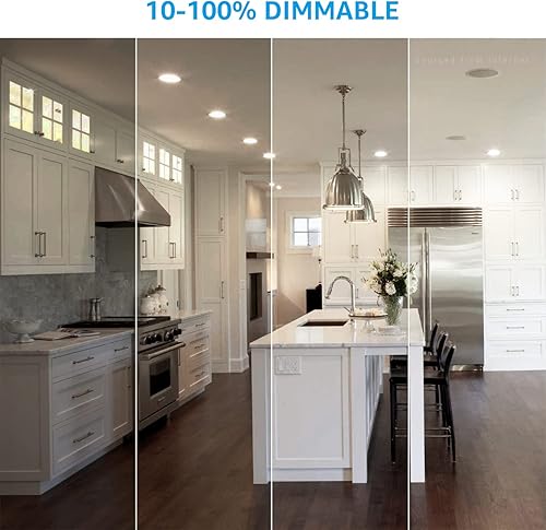 Miniatura 2 de TORCHSTAR Paquete de 8 bombillas LED BR20, luz de inundación interior R20, regulable, 7.5 W (50 W equivalente), UL y Energy Star, 4000 K blanco