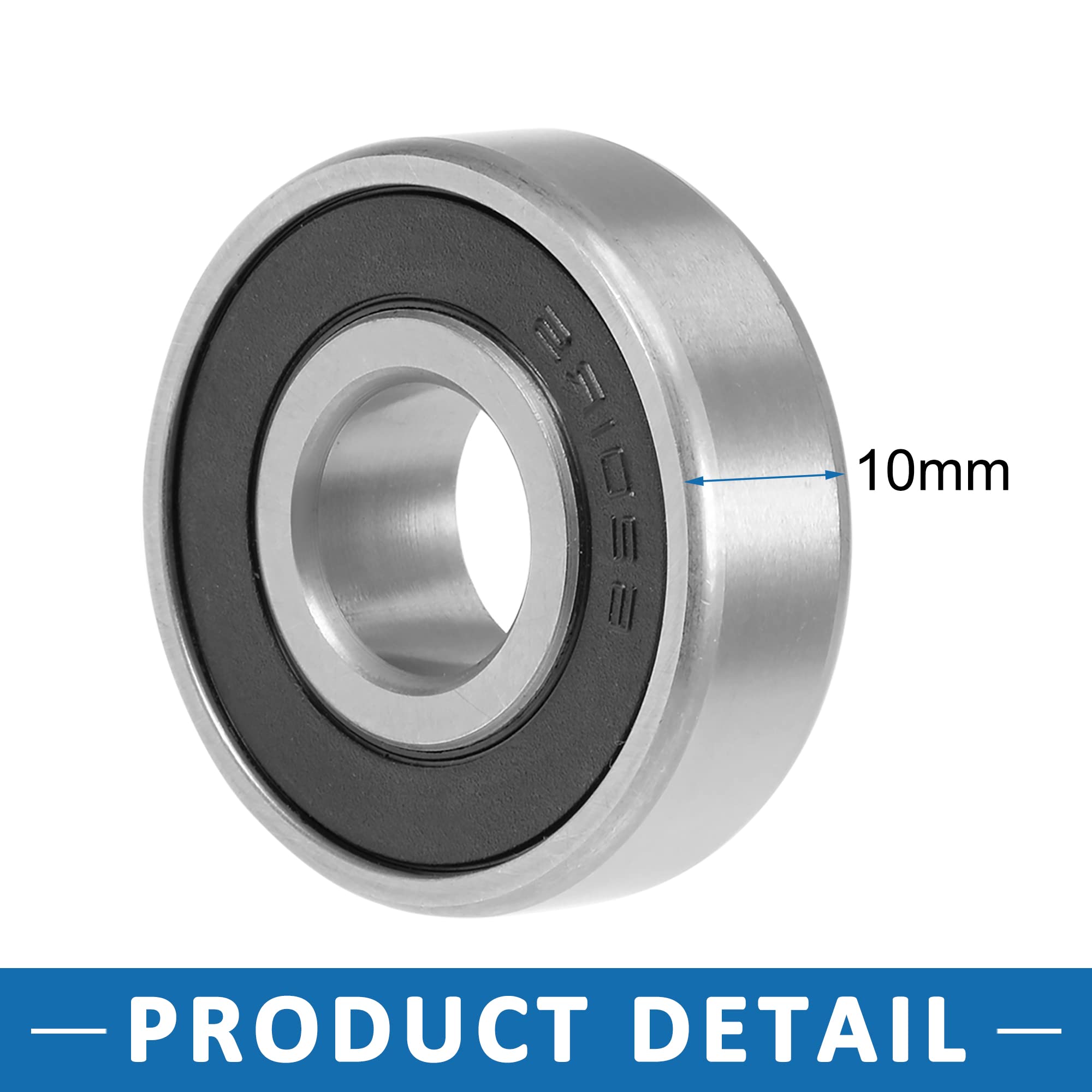 2 Roulements à Gorge Profonde 98305 – 25x62x12 Mm – Pour Scooter Vespa – Métal Argenté – Remplacement Direct