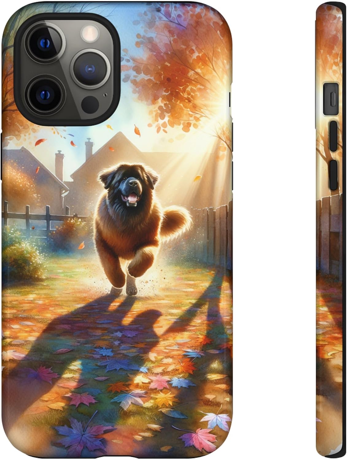 Dog Lover Phone Case, Cute Pet Case, Fall Aesthetic Cover, Birthday Gift, Phone Accessories Matte image 3