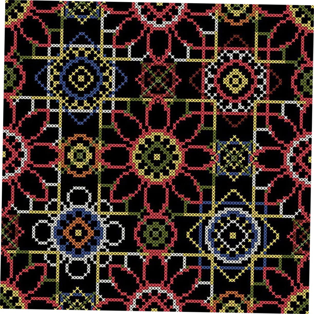 IWOWHERO Embroidery Cloth Fabric Cross Stitch 30x45cm 4pcs Pack DIY Handmade Needlework