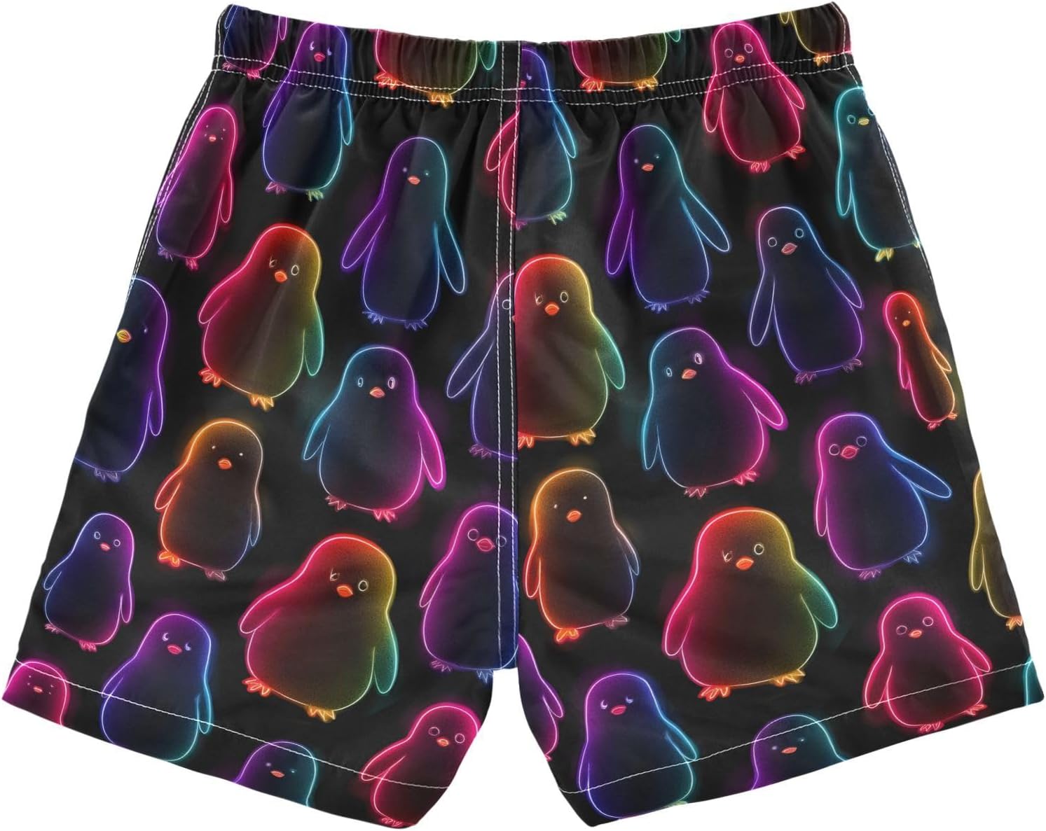 ALAZA Cute Axolotl Boys Swim Trunks Beach Shorts Swimsuit Quick Dry Bathing Suit Boardshorts Swimwear 2-16Years