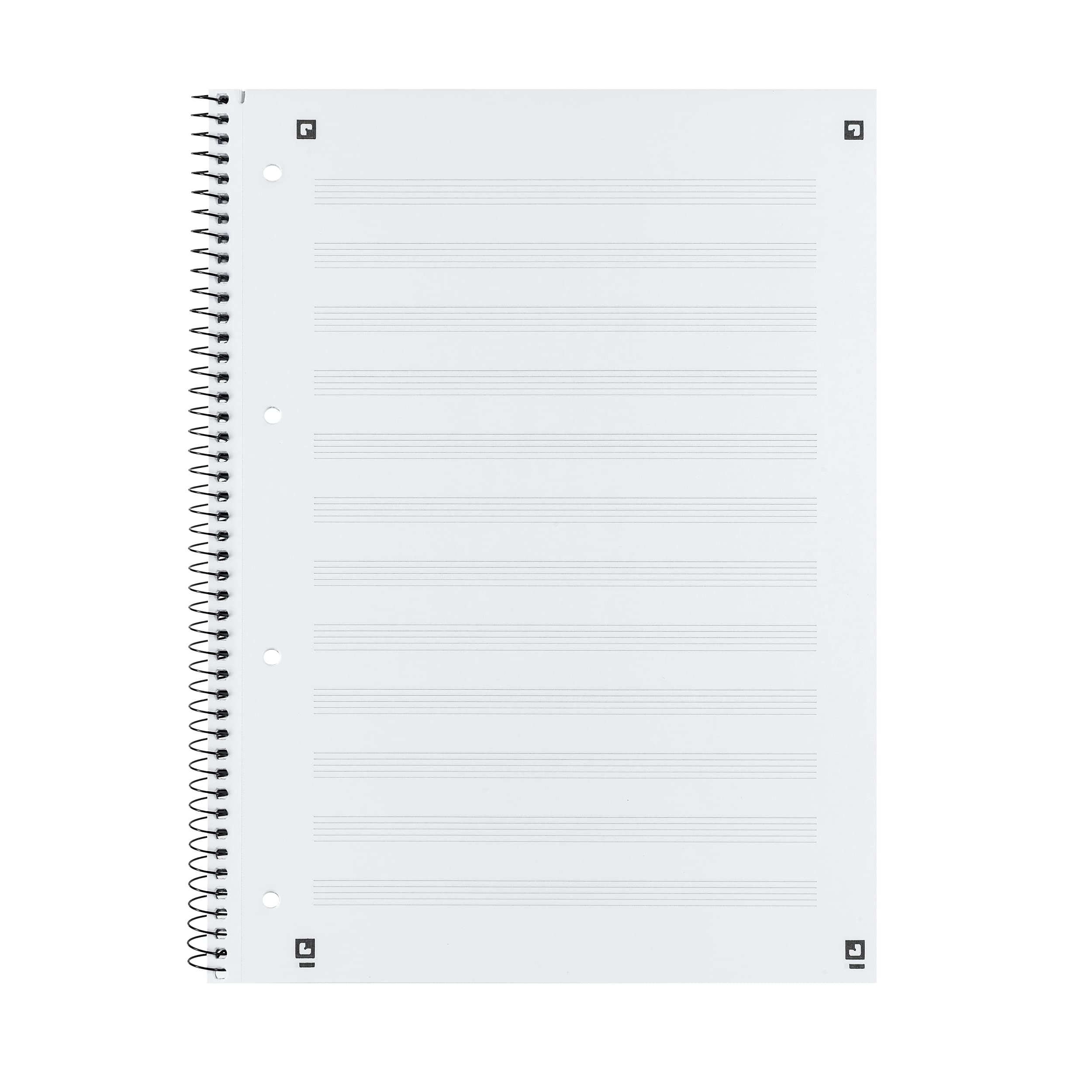 Oxford 100050345 Lot de 10 cahiers de musique 50 feuilles 90 g/m² Bleu Format A4+