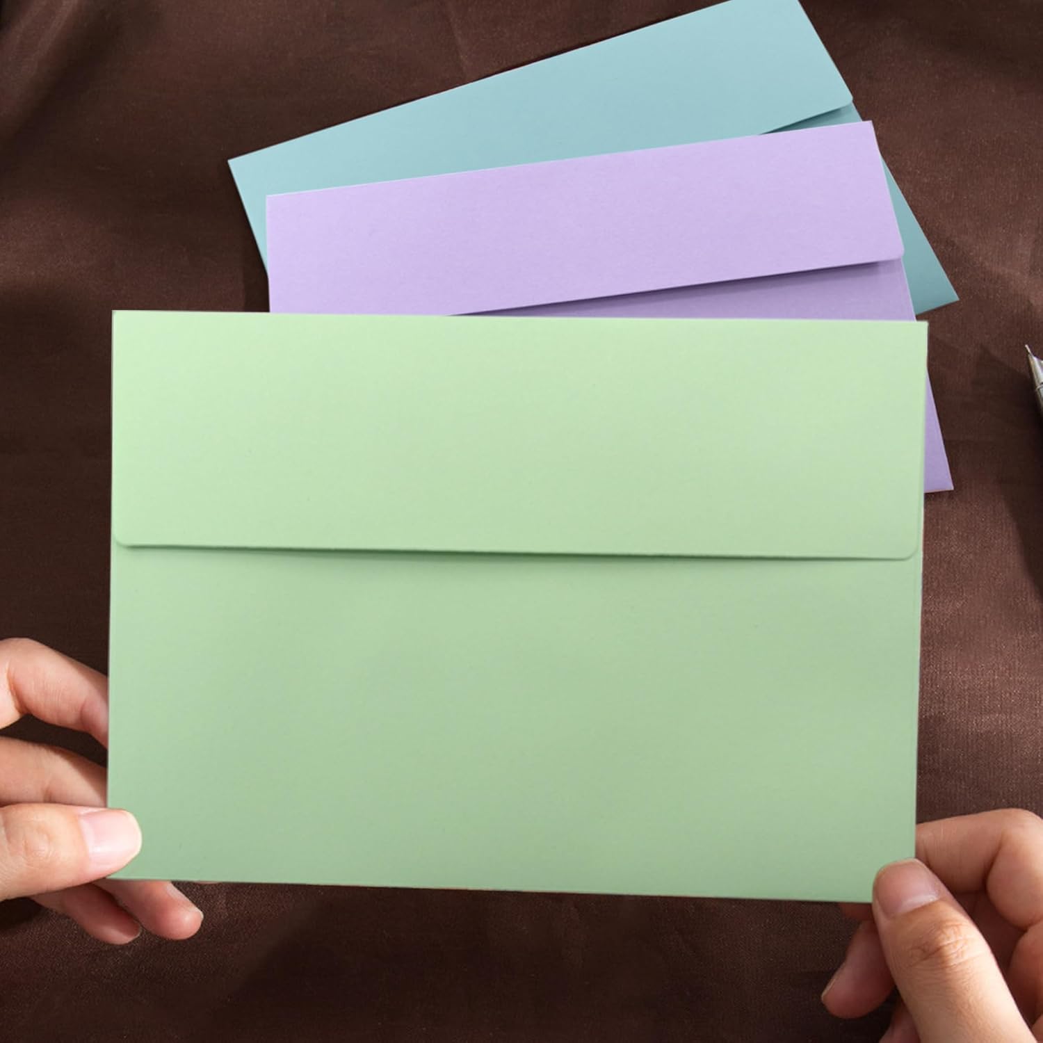 VANRA 150 Pack Colorful Envelopes for Invitations A9 Envelopes Bulk 5-3/4 x 8-3/4 for 5x8 Greeting Cards, Wedding Invitations, Photos (15 Assorted Colors)