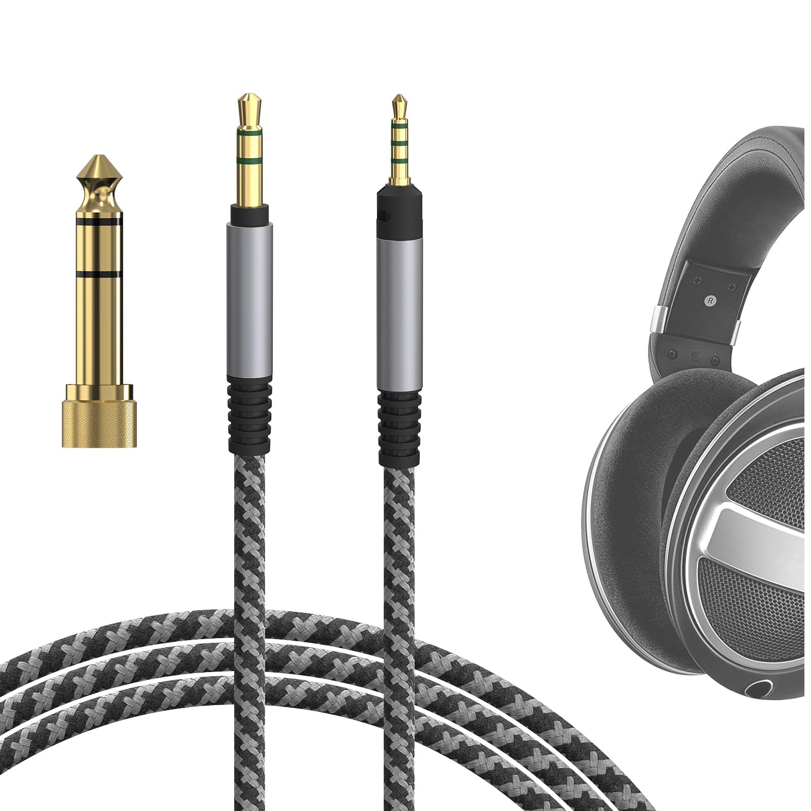 Amazon.com: GEEKRIA Audio Cable Compatible with Sennheiser HD 620S