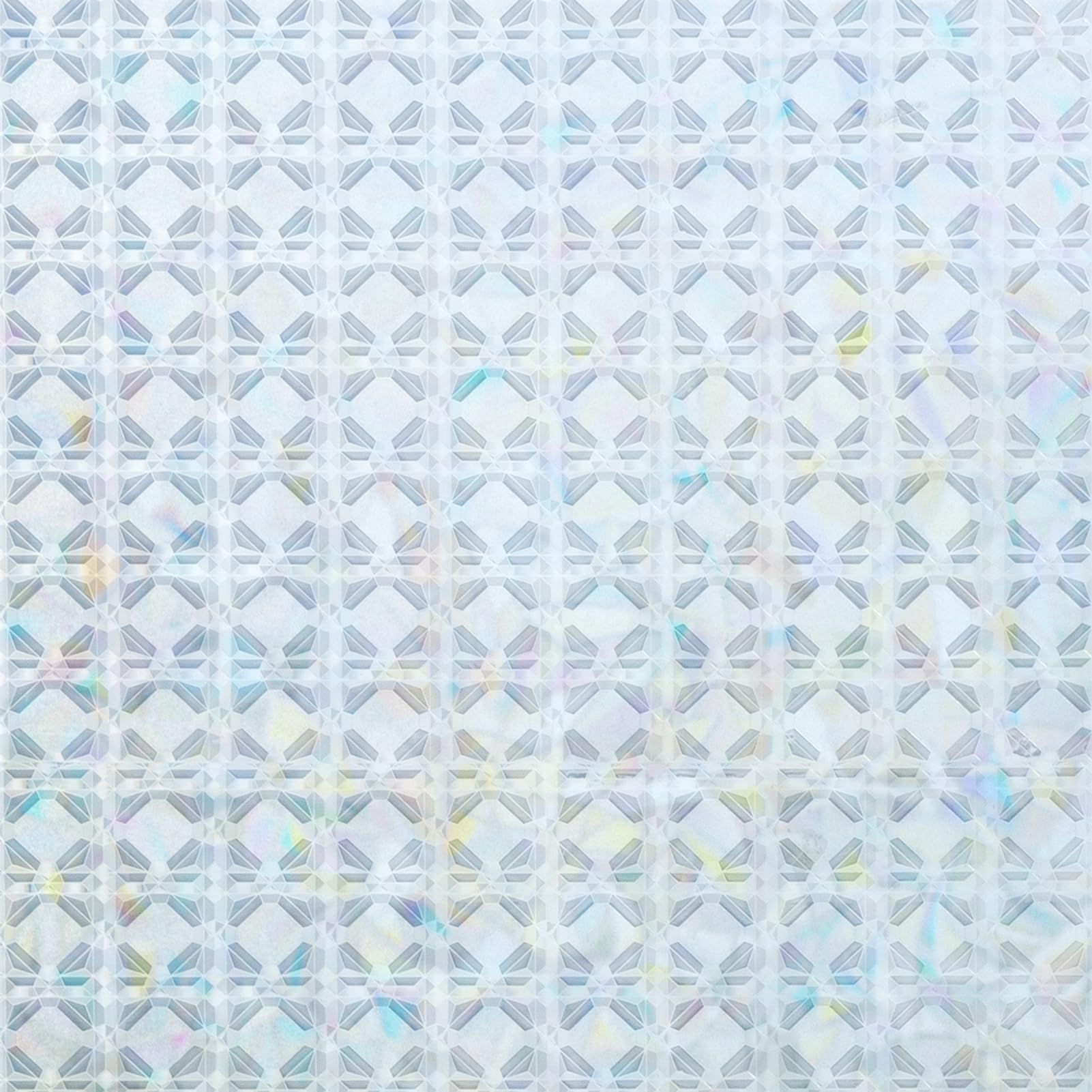 dktie Blickdichte Fensterfolie, Sichtschutzfolie, Dekorative Fensterfolie, Gemusterte Statisch Haftend, Kein Kleber, Geeignet für Büros und Wohnräume 90x200cm