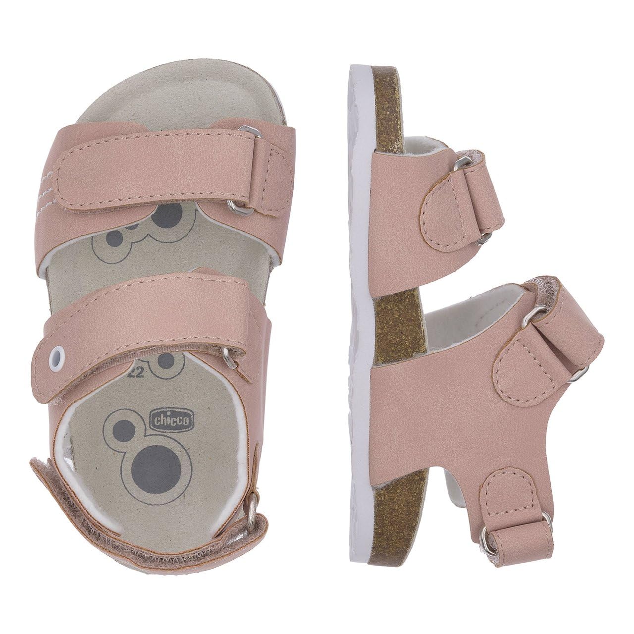Chicco, Sandali Bambini, Unisex, Strappi anteriori e posteriore