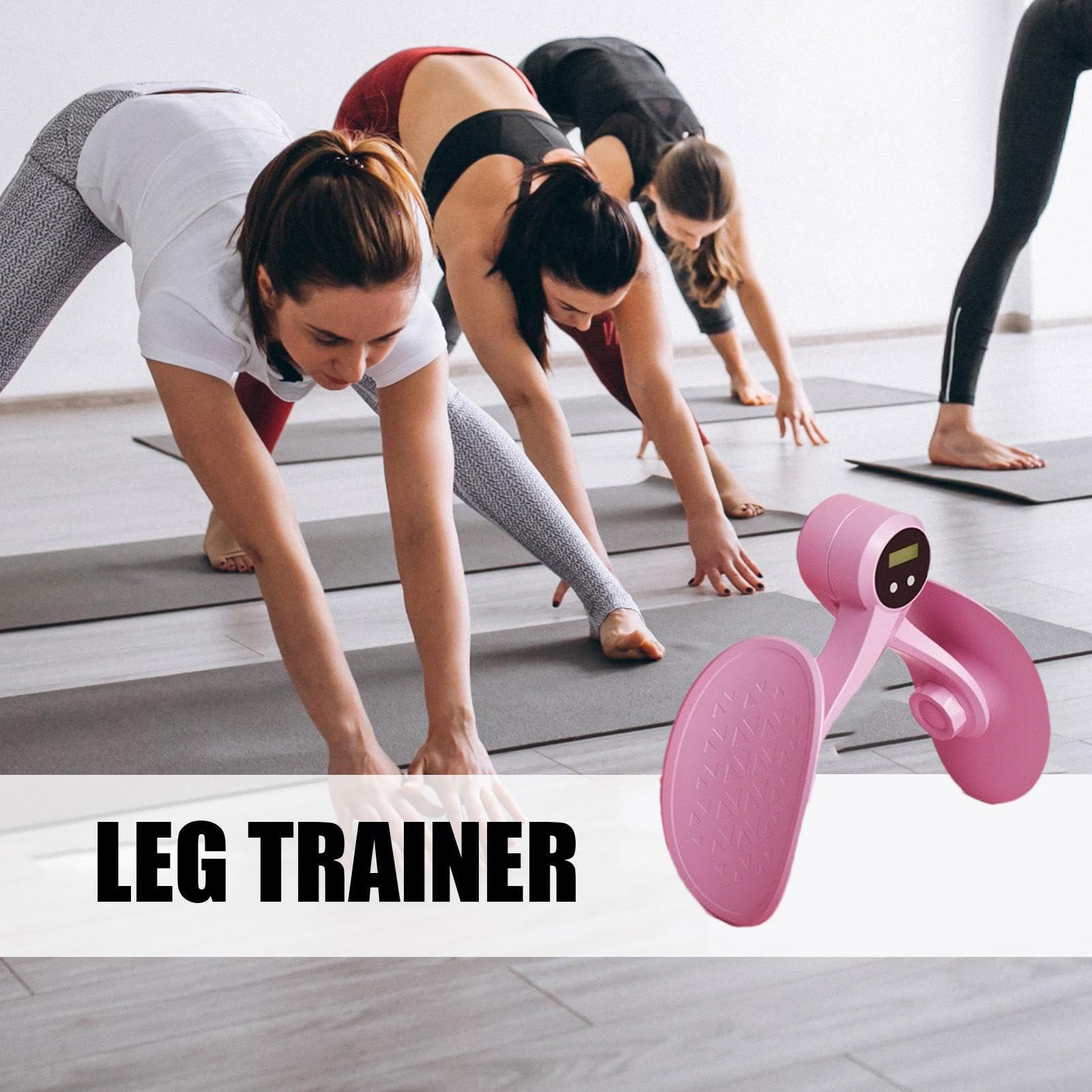 Máquina para ejercitar Muslos, Entrenador de Suelo pélvico con Contador Digital, Entrenador Moldeador de Cadera, Equipo de Entrenamiento de piernas, Entrenador de Cadera para glúteos/Brazos/piernas