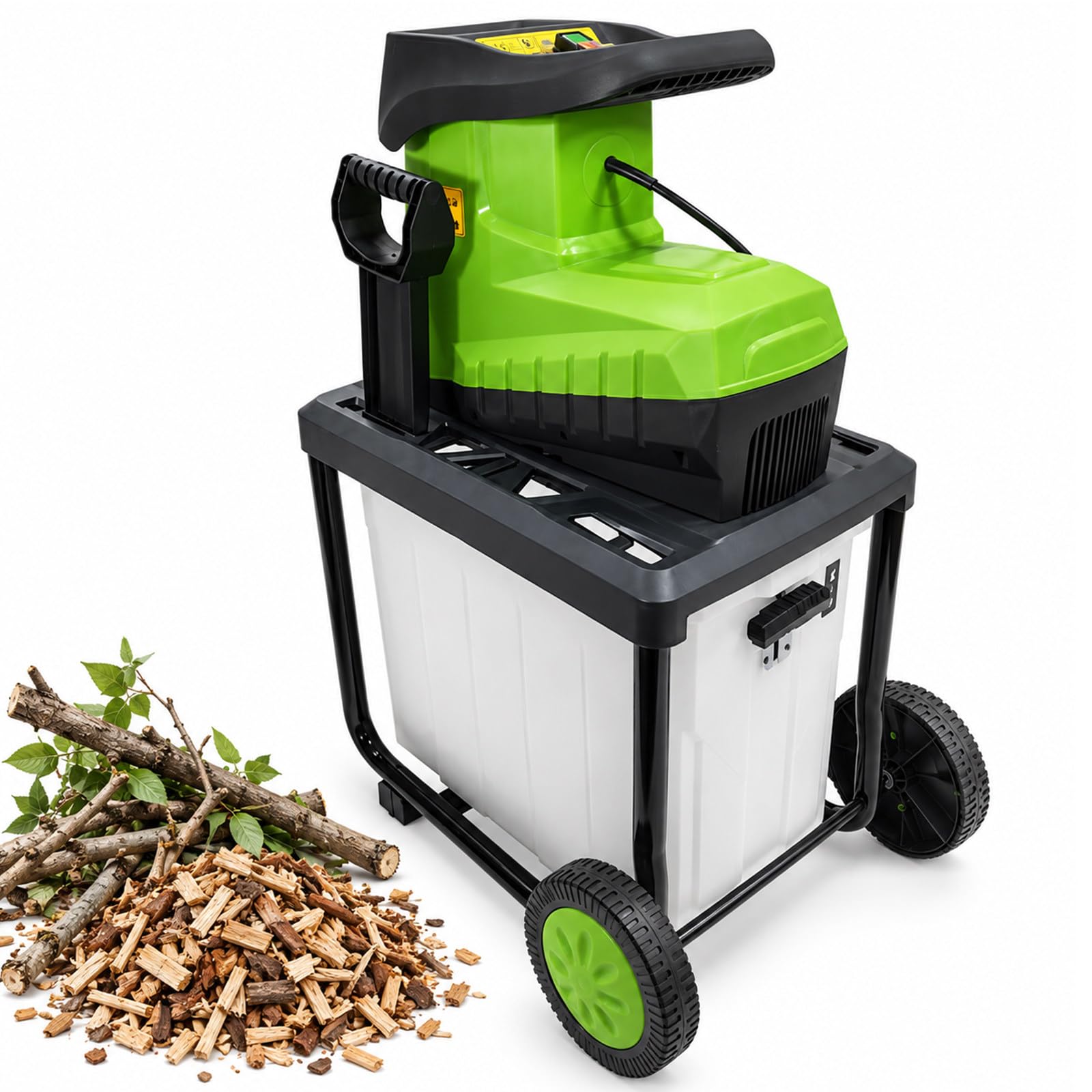Biotrituratore 2800W, capacità 45mm E Contenitore 60L