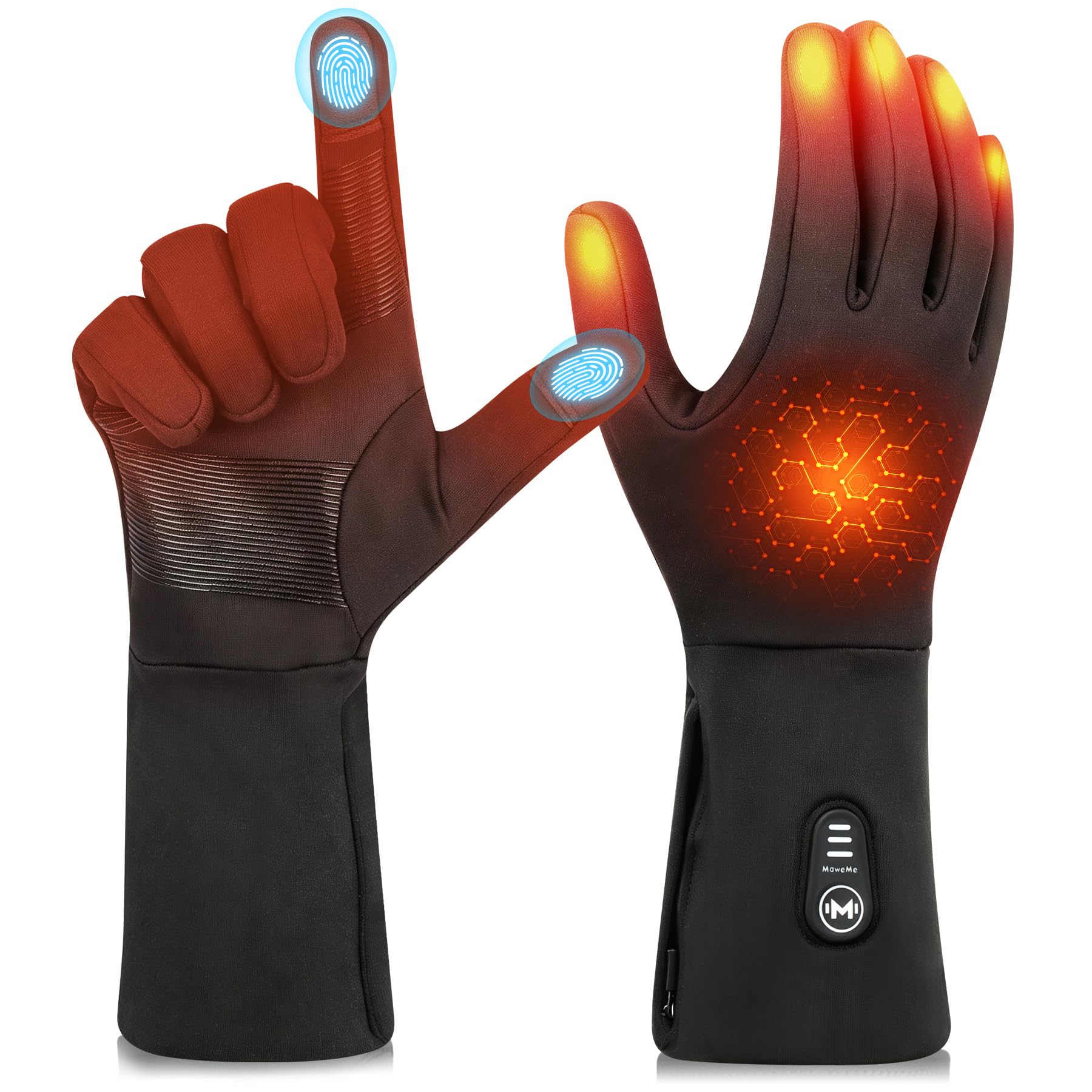 �️Heated Glove Liners for Men Women, Electric Battery Thin Heated Work Gloves — fashion deal