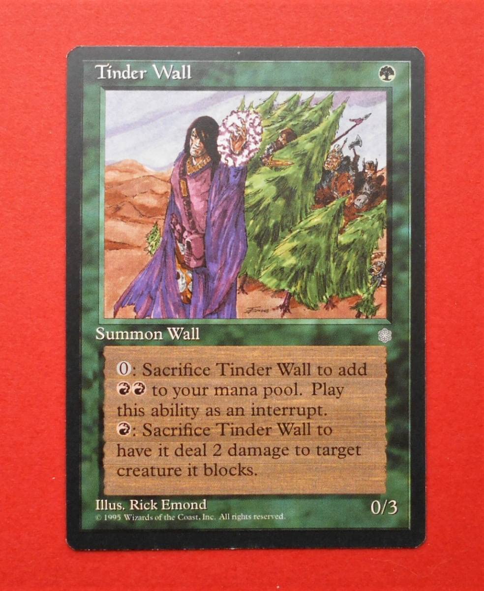 ほくちの壁　Tinder Wall MTG Tinder Wall ほくちの壁 未来枠 foil FOIL】【英】ほくちの壁/