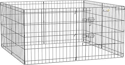 LIANTRAL Lot De 10 Clôtures De Jardin Sans Creuser - Panneau