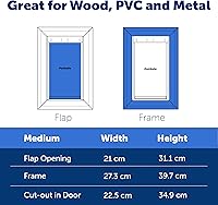 Vista 22 de PetSafe Puerta de aluminio para mascotas para clima extremo, grande
