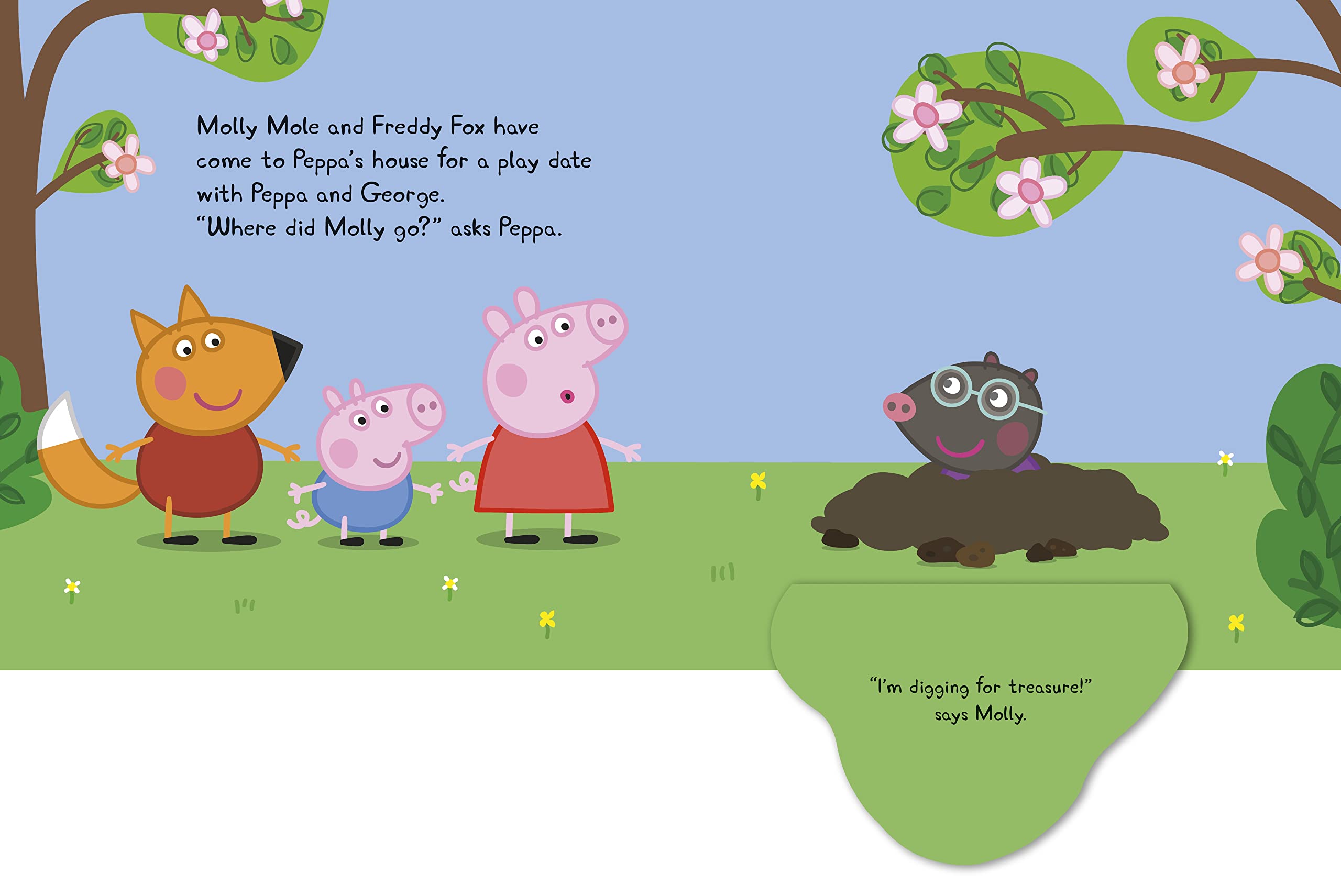 Peppa Pig: Peppa's Buried Treasure : A lift-the-flap book