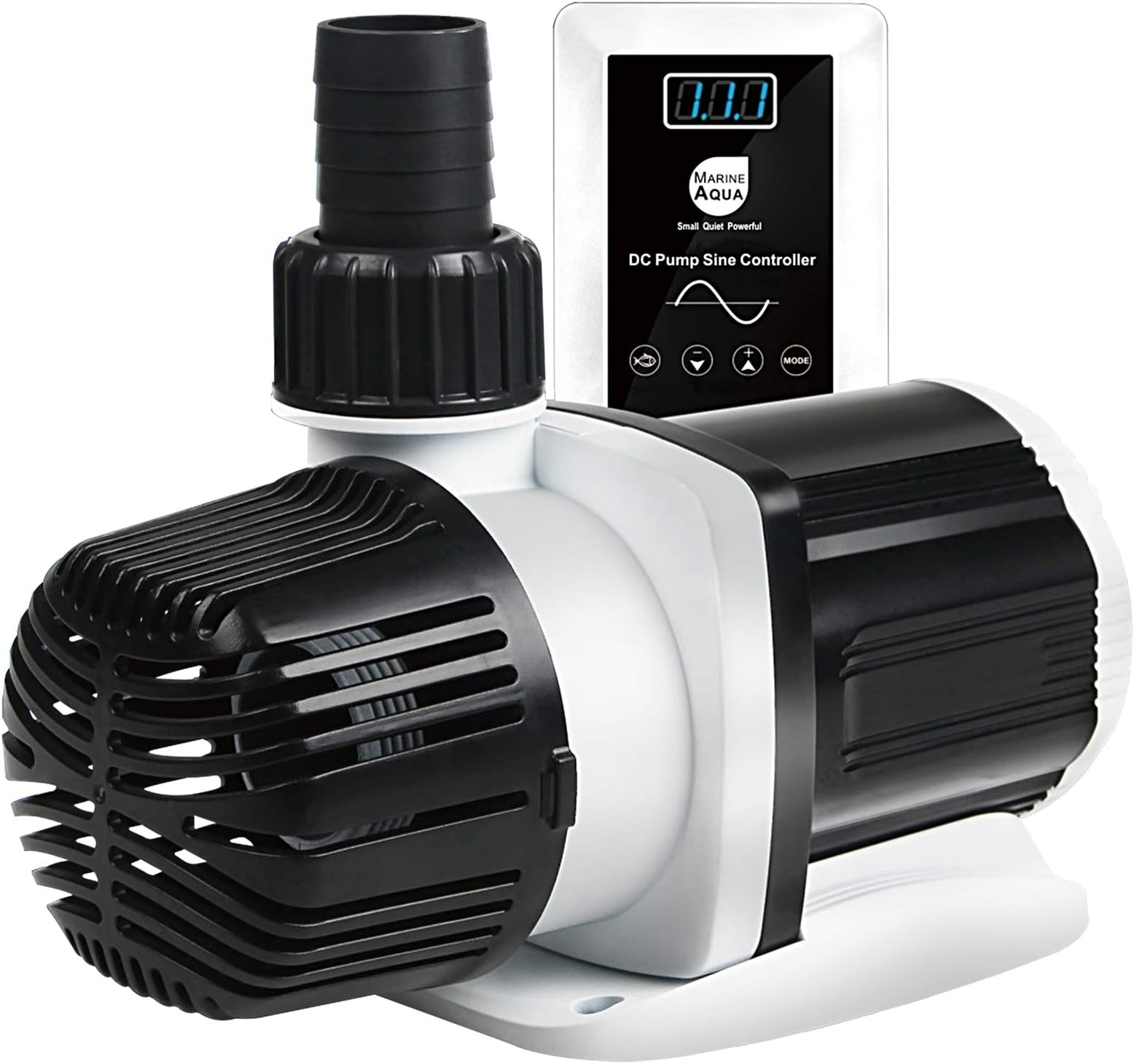 Orlushy DC-4000 Silent Swirl Controllable DC aquarium Pump 25W 1050GPH-marine wavemaker return pump with sine wave Controller for salt/Freshwater coral reef fish tank sump Circulation