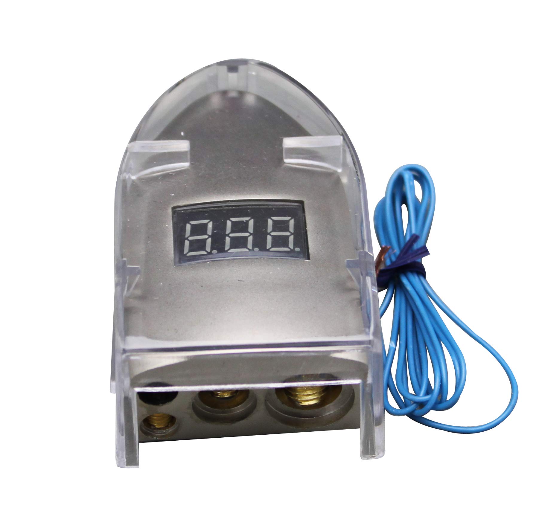 12-24V Digital Display Positive 0/8 Gauge Awg Car Battery Terminal Nickel Plated Skbt-023N