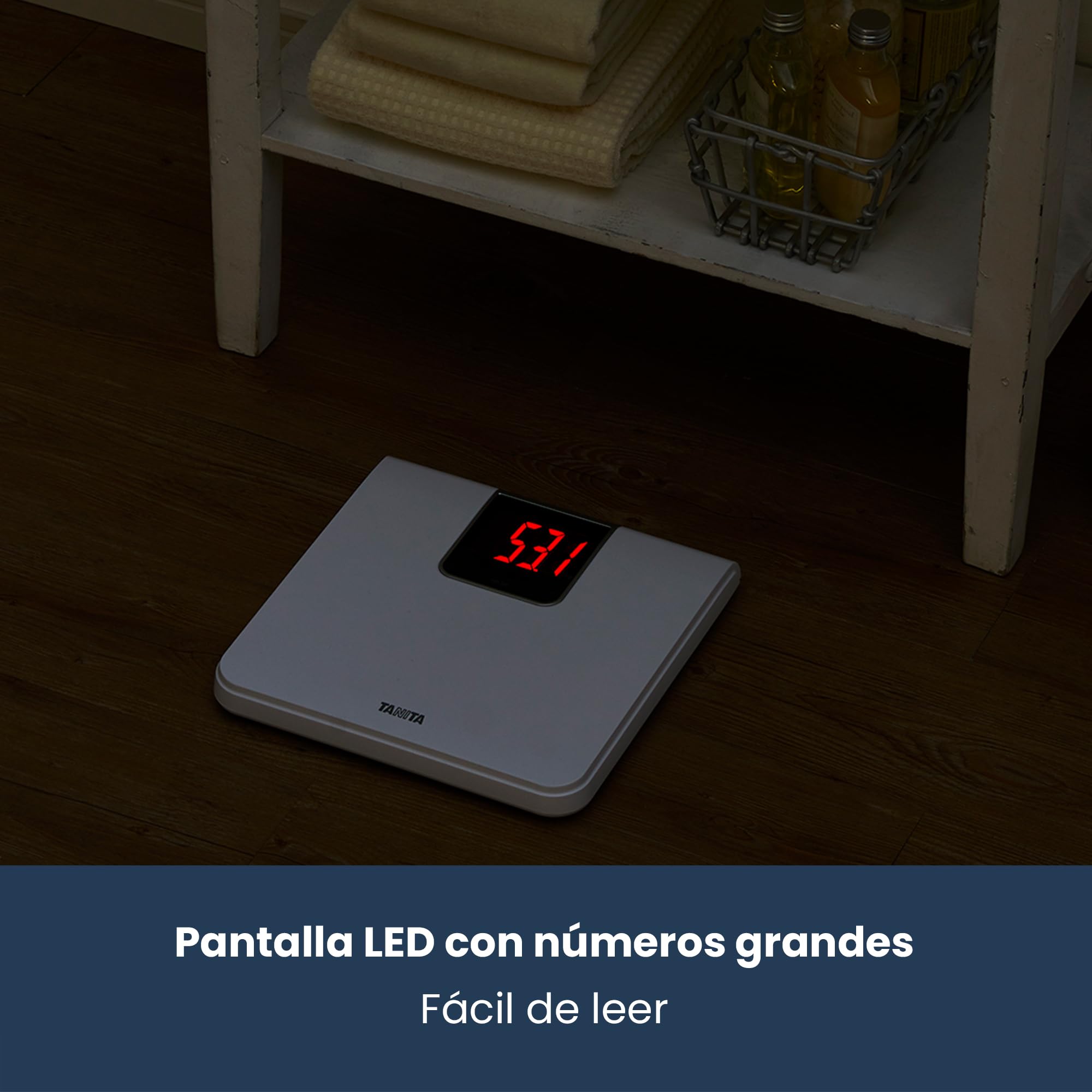 TANITA HD-395 Báscula de Baño Digital Clásica Blanca