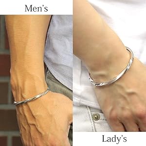 Amazon | [クローズトゥーミー] シルバー925 SV925 ペアバングル ペア